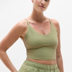 Athleta v neck crop bra